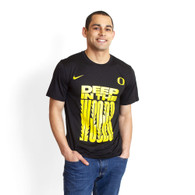 Classic Oregon O, Nike, Legend, Crew Neck, Basketball T-Shirt